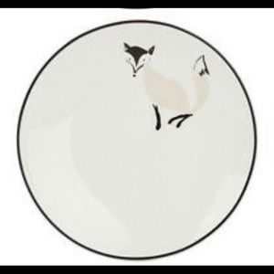 Kate Spade Lenox Wickford Forest Drive Fox Plate NWT